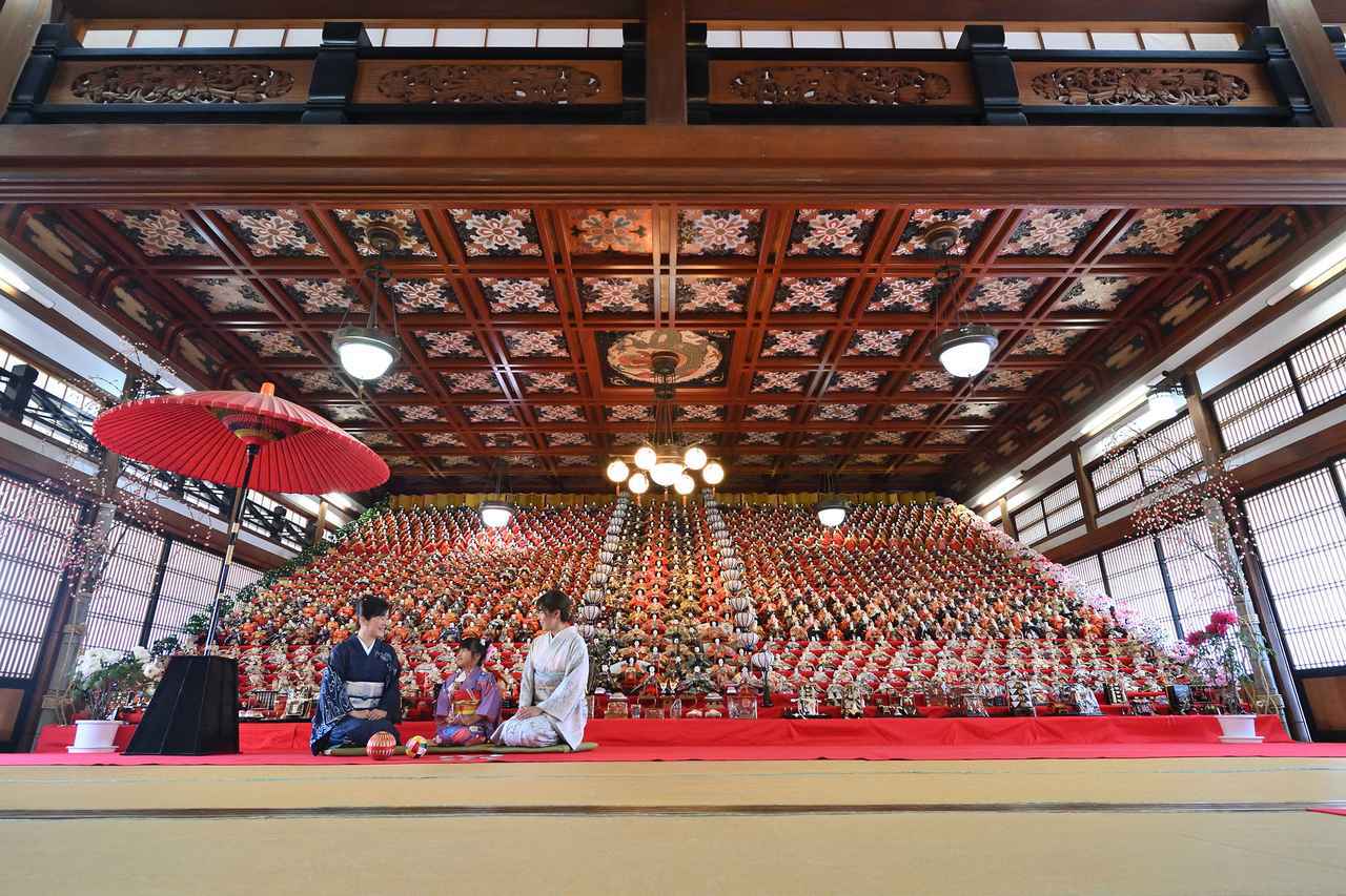 画像: ▲袋井市久能の可睡斎・瑞龍閣。1月から3月に開催されている、ひなまつりはとくに有名だ。