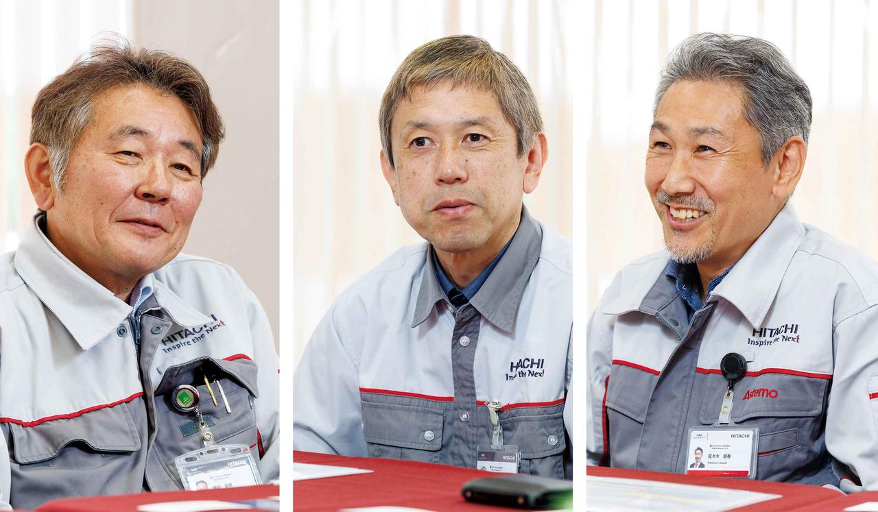 画像: （左から）櫻井辰佳氏/Astemo株式会社モーターサイクル事業部営業戦略本部本部長、鈴木克昌氏/Astemo株式会社コーポレートオフィサー モーターサイクル事業部グローバル設計統括本部 統括本部長、佐々木朋春氏/Astemo株式会社モーターサイクル事業部 グローバル設計統括本部副統括本部長