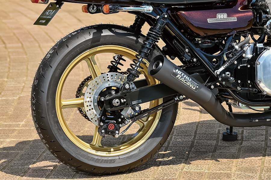 画像 : 10番目の画像 - 【写真11枚】ACサンクチュアリー Z1（カワサキ Z1）18インチコンプリート車両に加わる効果的な熱対策 - webオートバイ
