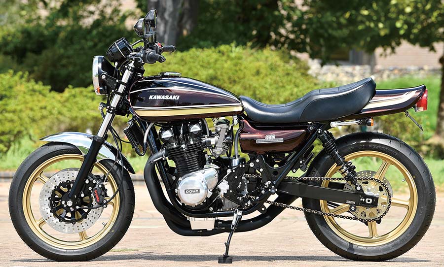 画像 : 2番目の画像 - 【写真11枚】ACサンクチュアリー Z1（カワサキ Z1）18インチコンプリート車両に加わる効果的な熱対策 - webオートバイ