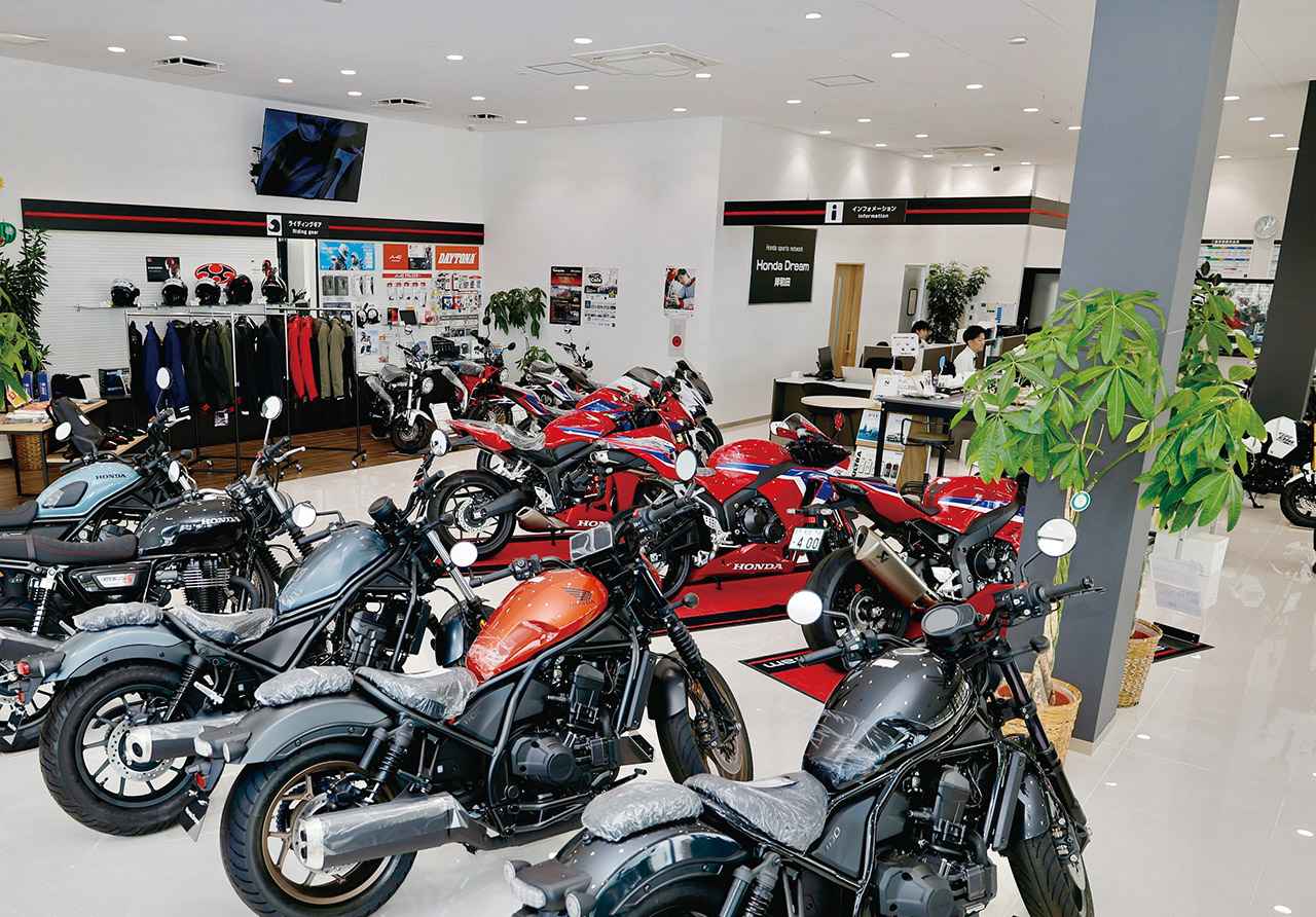 画像3: オープンから1年半、二輪ディーラーとしてお客様と共に成長を!「Honda Dream 岸和田」ではツーリング企画も充実
