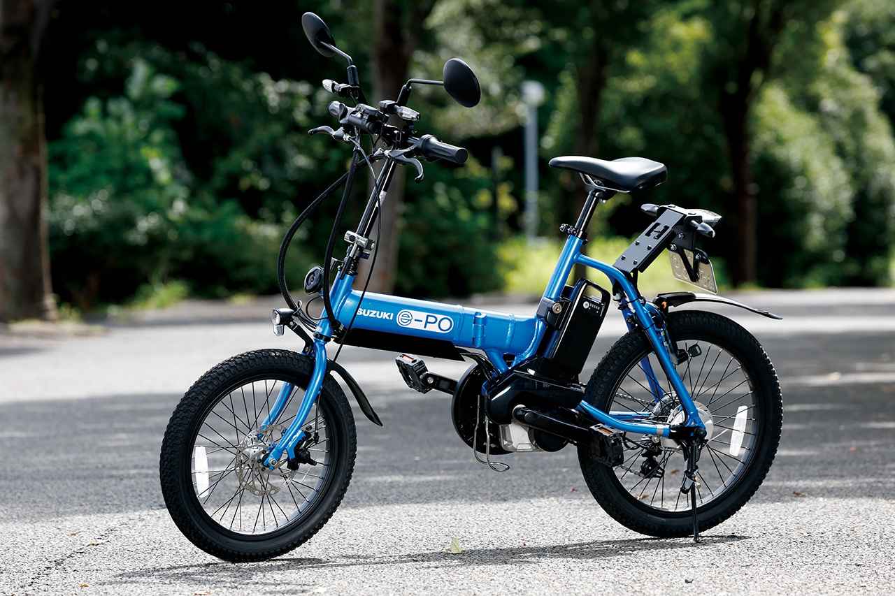 画像: SUZUKI e-PO 公道走行テスト車(写真:赤松 孝)