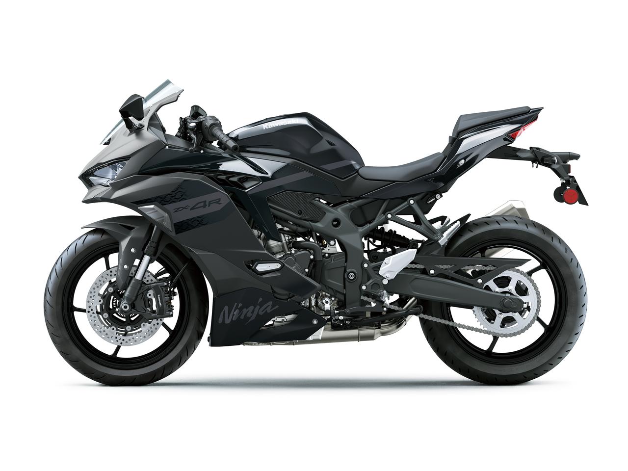 画像1: Ninja ZX-4R SE｜メタリックマットグラフェンスチールグレー×メタリックスパークブラック（GY2）