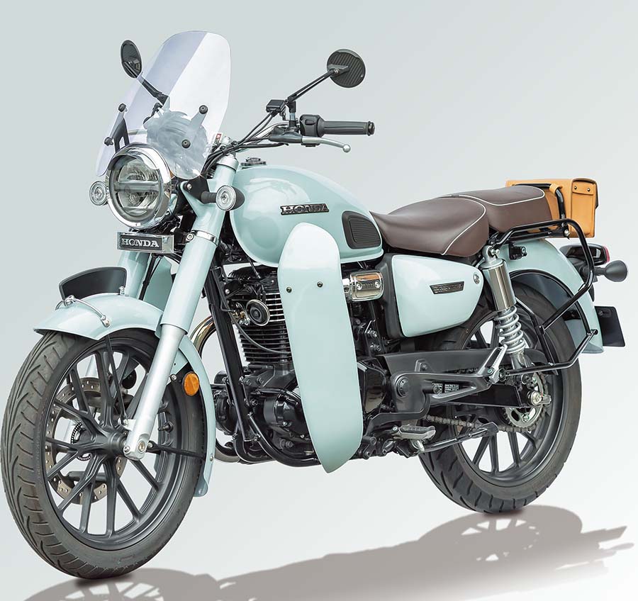 画像1: クラシカルな“C”の ロー＆ワイド感を よりデフォルメする／GB350C