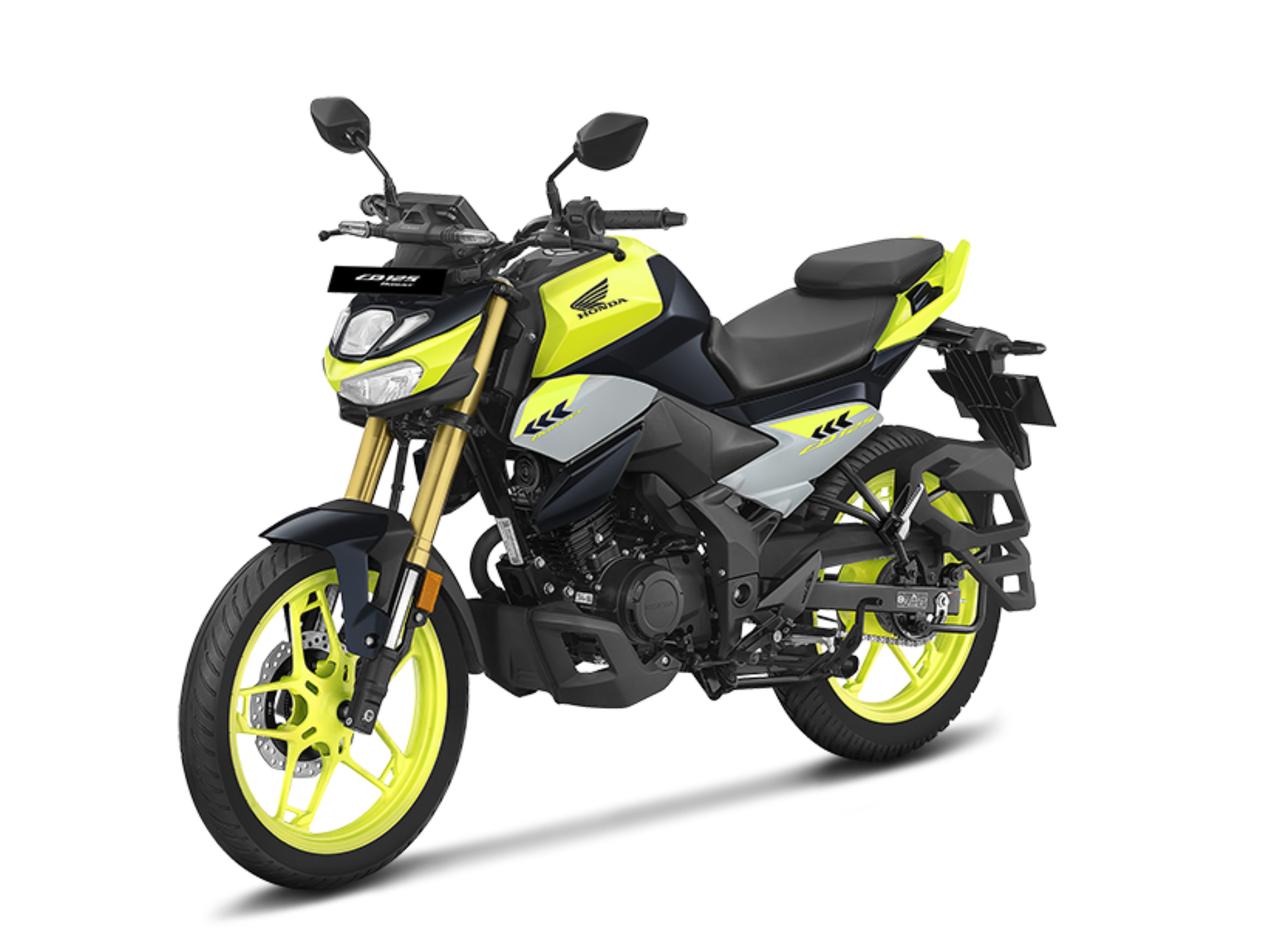 画像: HONDA CB125 HORNET 販売国:インド 総排気量:293.5cc エンジン形式:空冷4ストSOHC2バルブ単気筒 シート高:859mm 車両重量:147kg 現地価格:11万2000ルピー ※約18万7627円