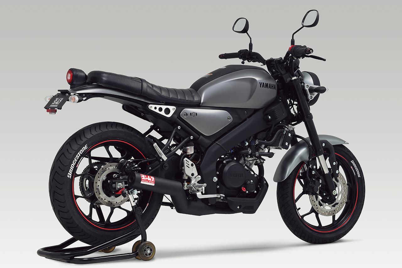 画像: YOSHIMURA 機械曲ストレート762サイクロン 政府認証※2024 ヤマハ「XSR125 ABS」用(税込7万4800円)