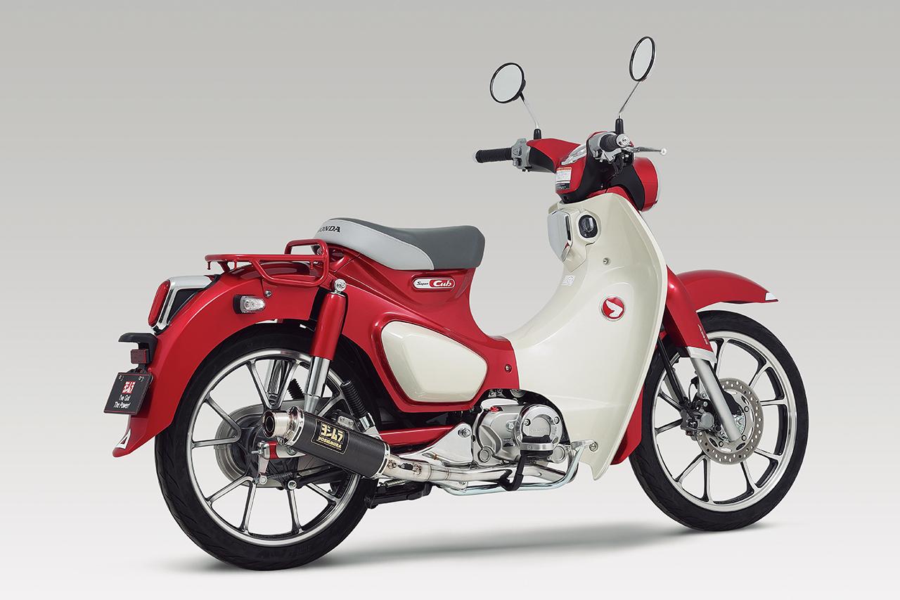 画像: YOSHIMURA 機械曲 GP-MAGNUMサイクロン EXPORT SPEC 政府認証 ※2018~2024 ホンダ「スーパーカブC125」用(税込4万7300円)