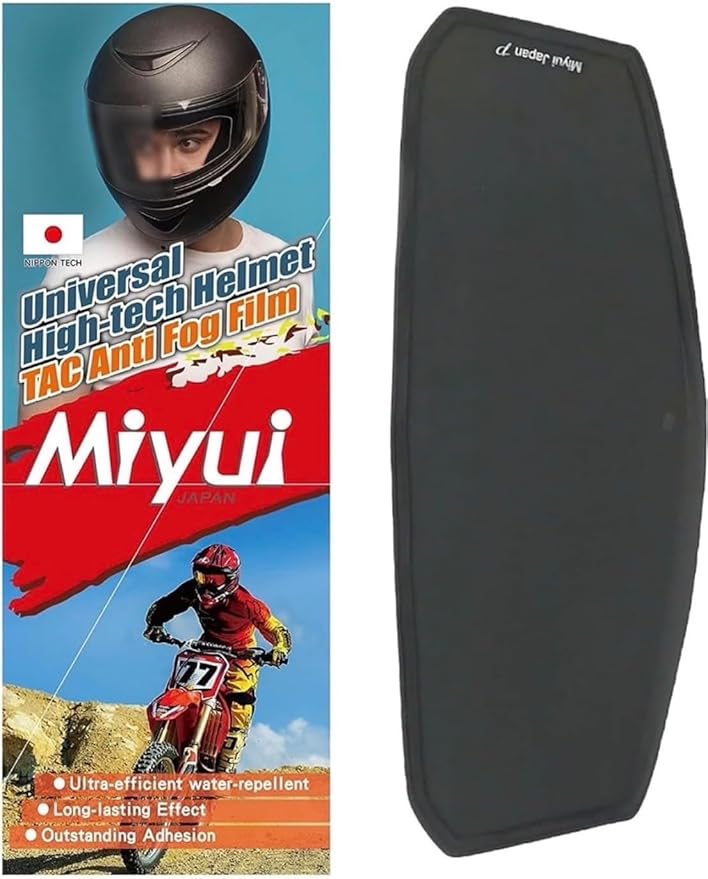 画像: ▶▶▶Amazonはこちら｜価格をチェック MIYUI JAPAN 汎用 バイクヘルメット シールド 曇り止めフィルム UV400 amzn.to