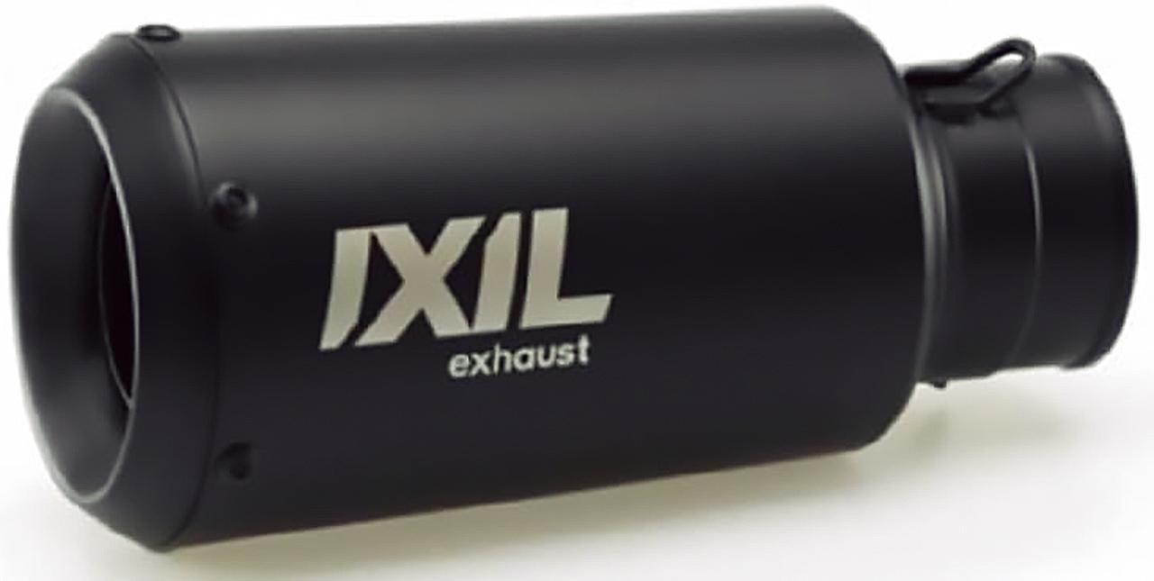 画像: イタリアのブランドIXIL(イクシル)からリリースされるマフラー(税込6万6000円)。純正のアップタイプからダウン仕様となり、ショートサイレンサーがレーシーさを引き立てる。