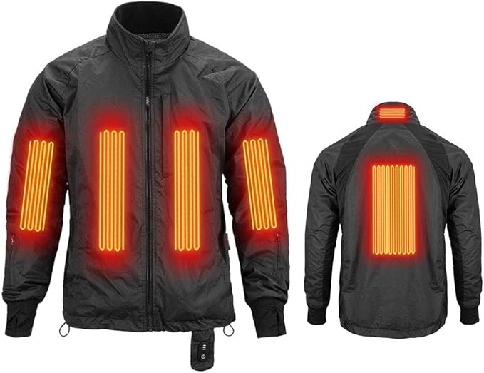 画像: ▶▶▶Amazonはこちら｜価格をチェック MIDIAN バイクジャケット冬 電熱 12V amzn.to