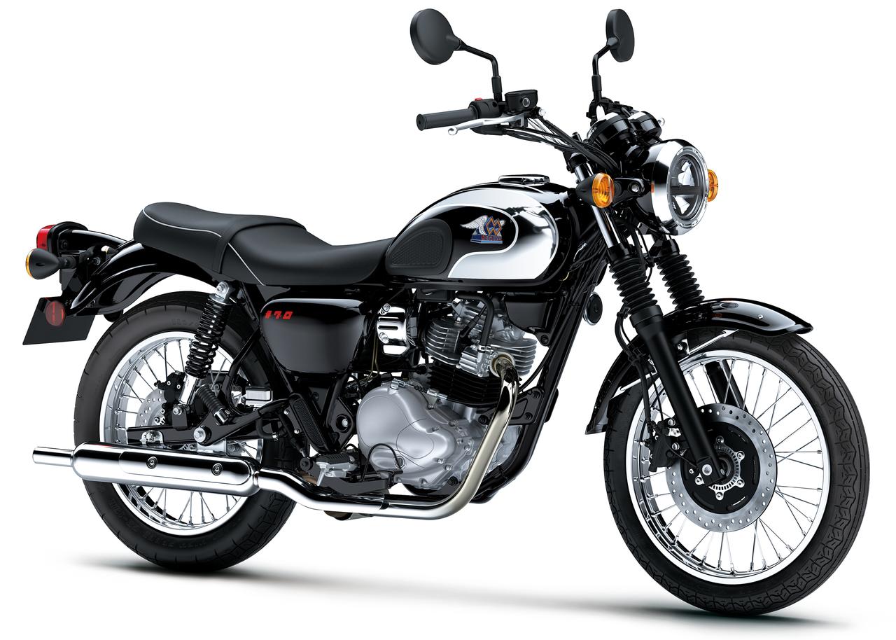 画像: Kawasaki MEGURO S1 2026年モデル 総排気量：232cc エンジン形式：空冷4ストSOHC2バルブ単気筒 シート高：740mm 車両重量：143kg 発売日：2025年9月15日（月） 税込価格：74万2500円