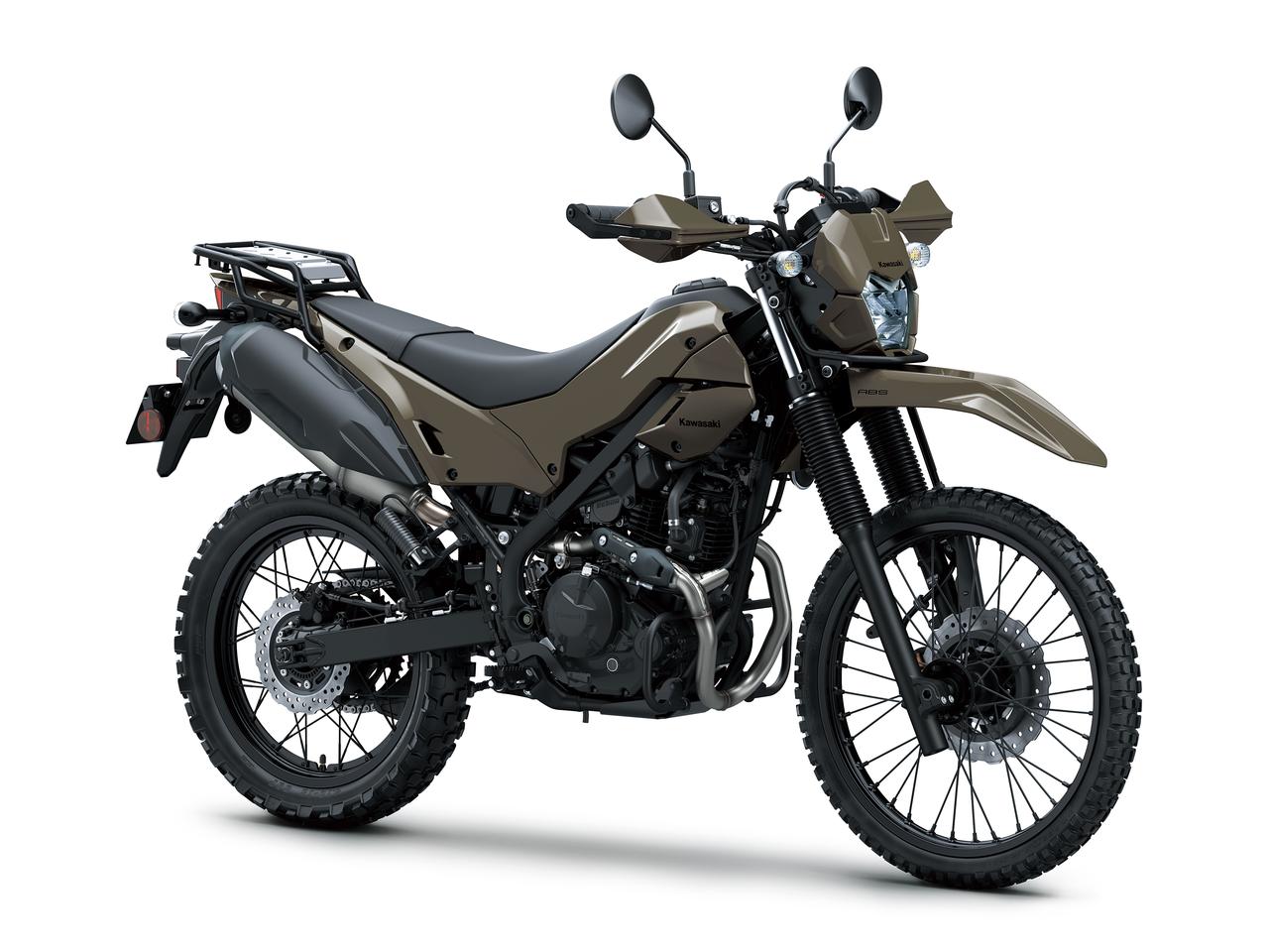 画像: Kawasaki KLX230 DF 2026年モデル 総排気量：232cc エンジン形式：空冷4ストSOHC2バルブ単気筒 シート高：880mm 車両重量：133kg 発売日：2025年9月15日（月） 税込価格：68万2000円