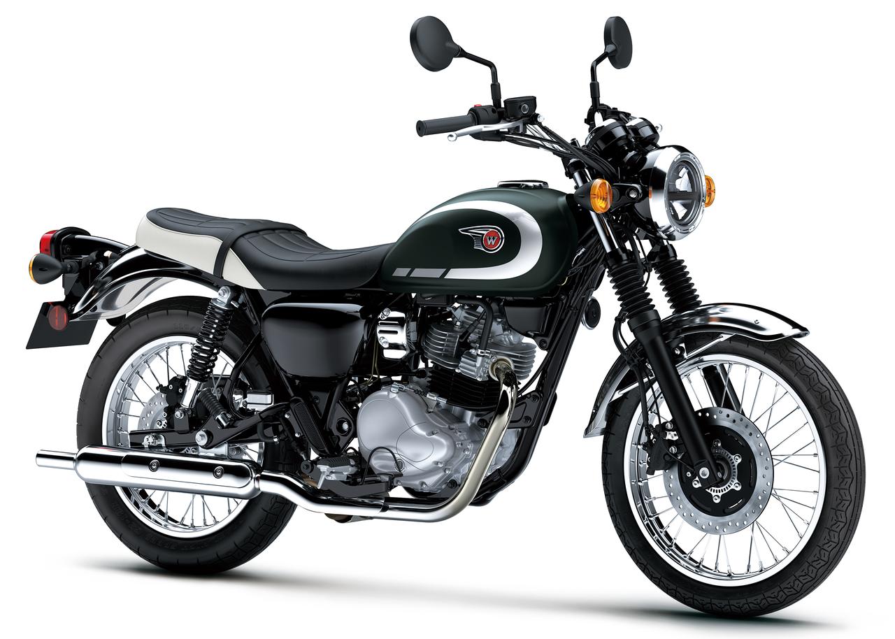 画像: Kawasaki W230 2026年モデル 総排気量：232cc エンジン形式：空冷4ストSOHC2バルブ単気筒 シート高：745mm 車両重量：143kg 発売日：2025年9月15日（月） 税込価格：66万5500円