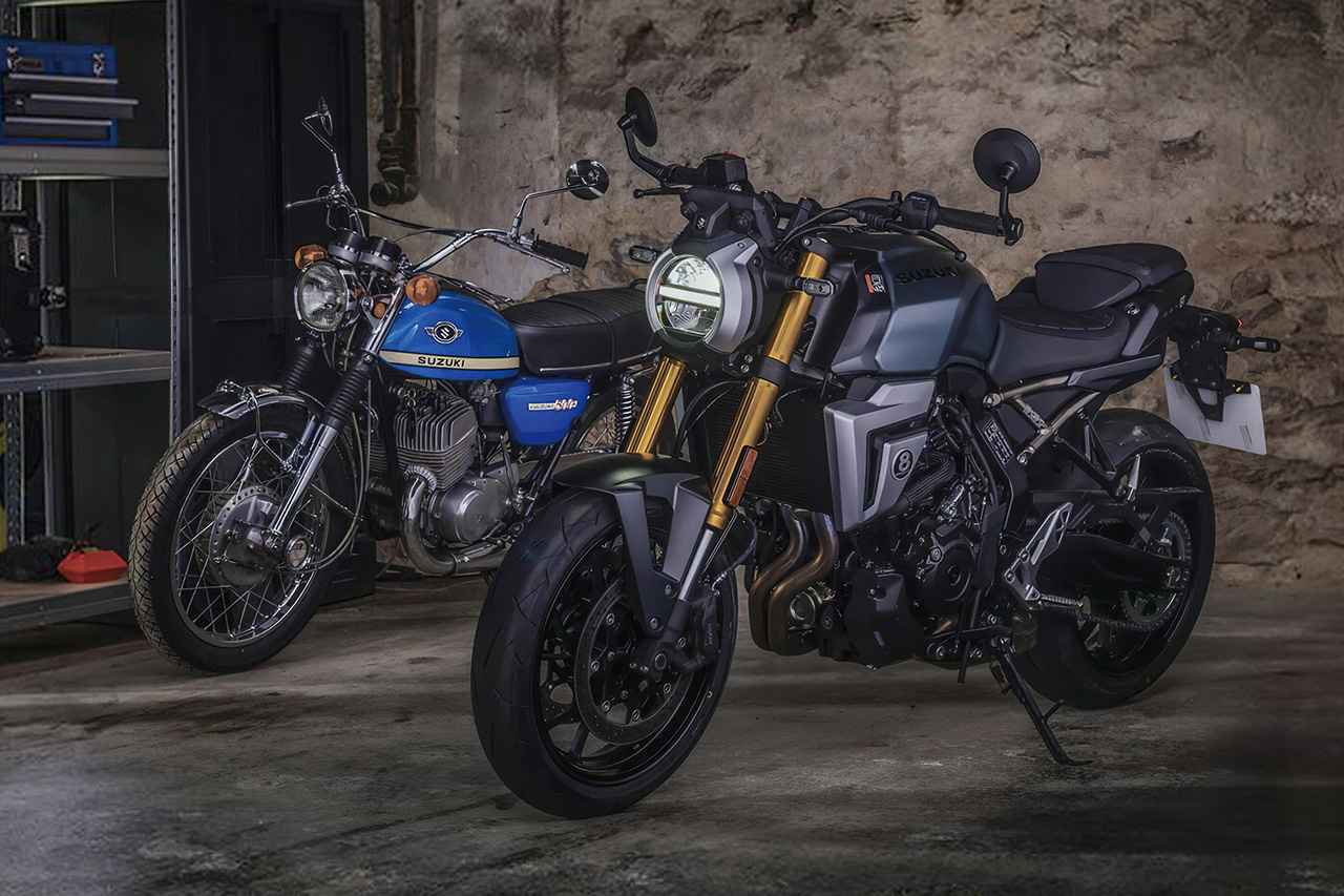 画像1: これがスズキの“勝負球”だ! スズキ「GSX-8T」を解説|レトロスタイルでも走りは俊敏、爽快な走りのロードスター