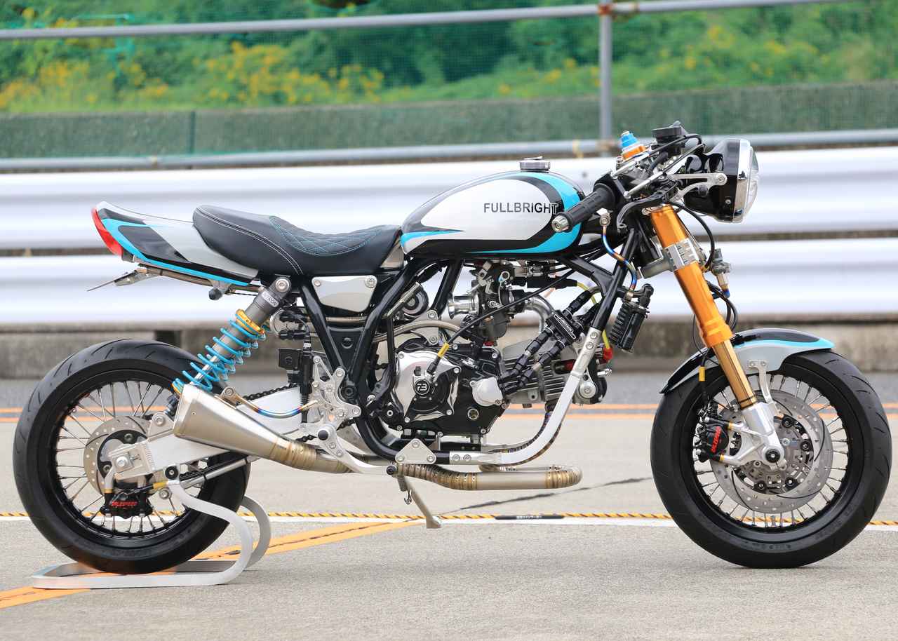 画像2: ホンダ モンキーをベースにまるでビッグバイクのようなスタイリングに激変させたスペシャルカスタムマシン