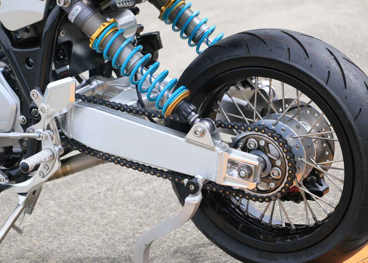 画像7: ホンダ モンキーをベースにまるでビッグバイクのようなスタイリングに激変させたスペシャルカスタムマシン