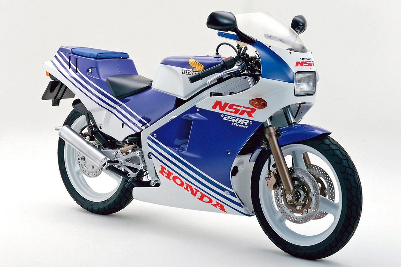 画像: 1987年 NSR250R(テラブルー×ロスホワイト)