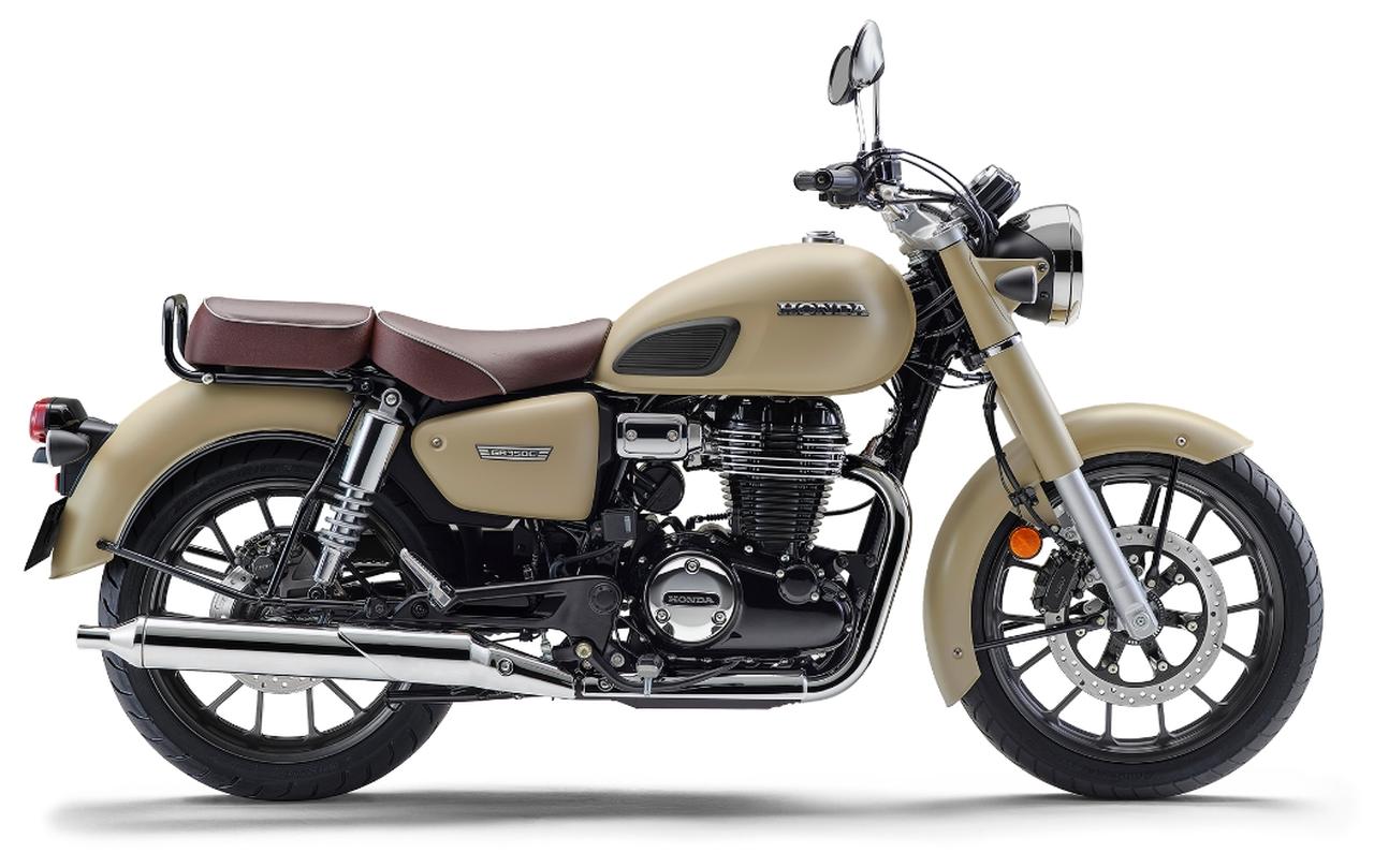 画像1: ホンダ「GB350C」の最新モデルが登場｜カラーが変更され2色展開に！ ライトの照射範囲を見直し夜間の視認性もアップ