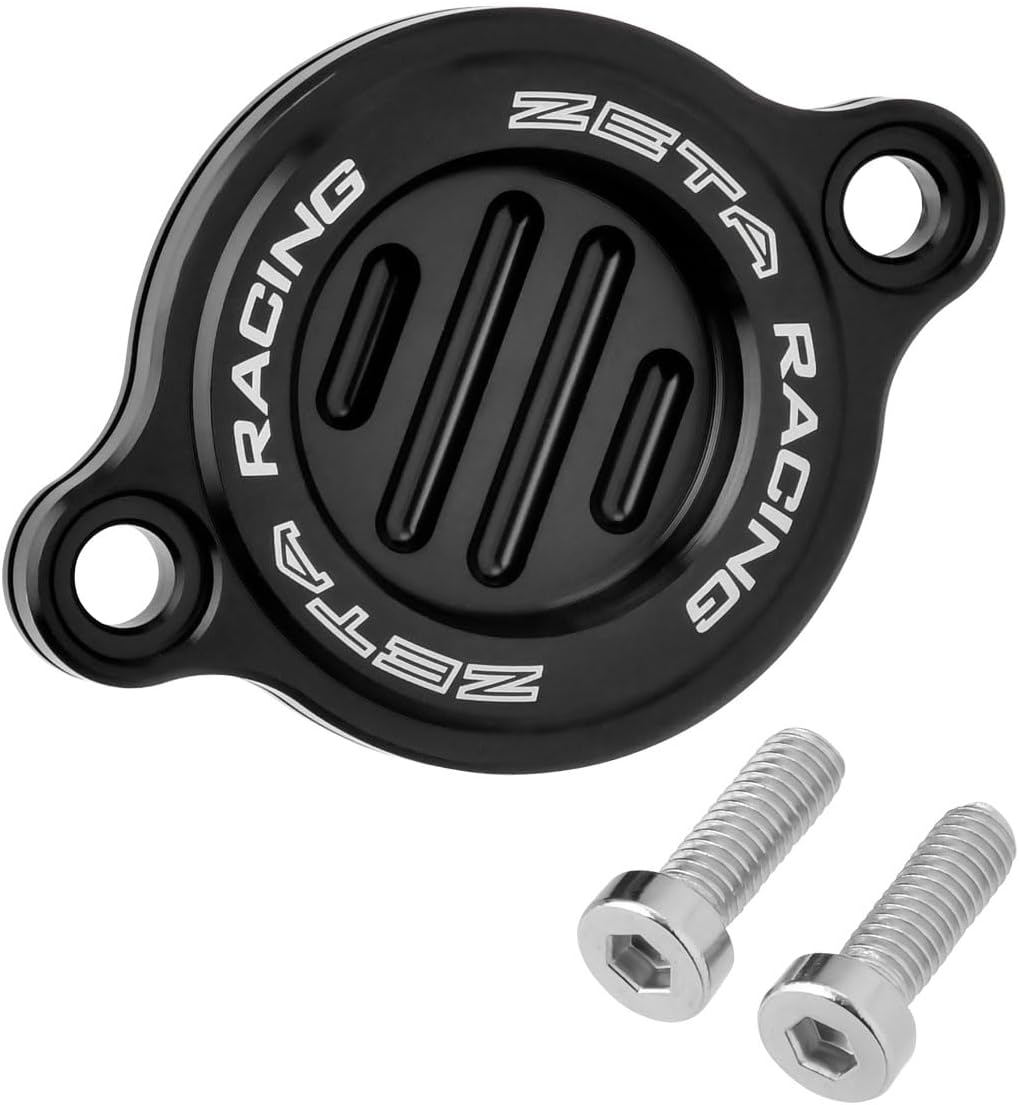 画像: ジータレーシング(ZETA RACING) オイルフィルターカバー アルミ ブラック CT125/MONKEY125/DAX125/GROM/CC110 G6126 amzn.to