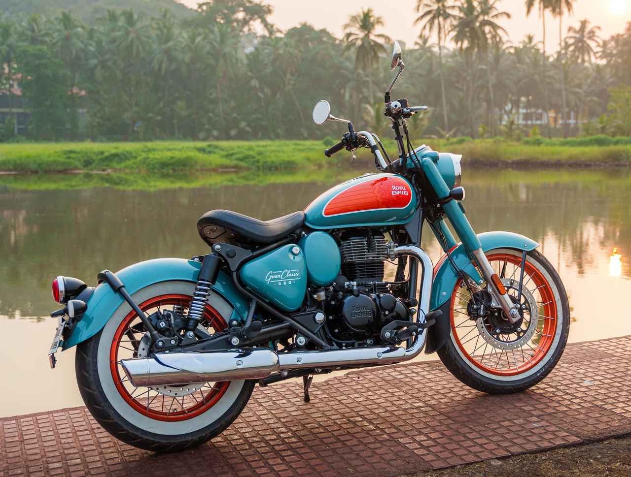 画像: ROYAL ENFIELD GOAN CLASSIC 350 2025年モデル 総排気量:349cc エンジン形式:空冷4ストSOHC2バルブ単気筒 シート高:750mm 車両重量:197kg 価格:74万9100円~75万5700円 発売:2025年9月18日(受注開始)