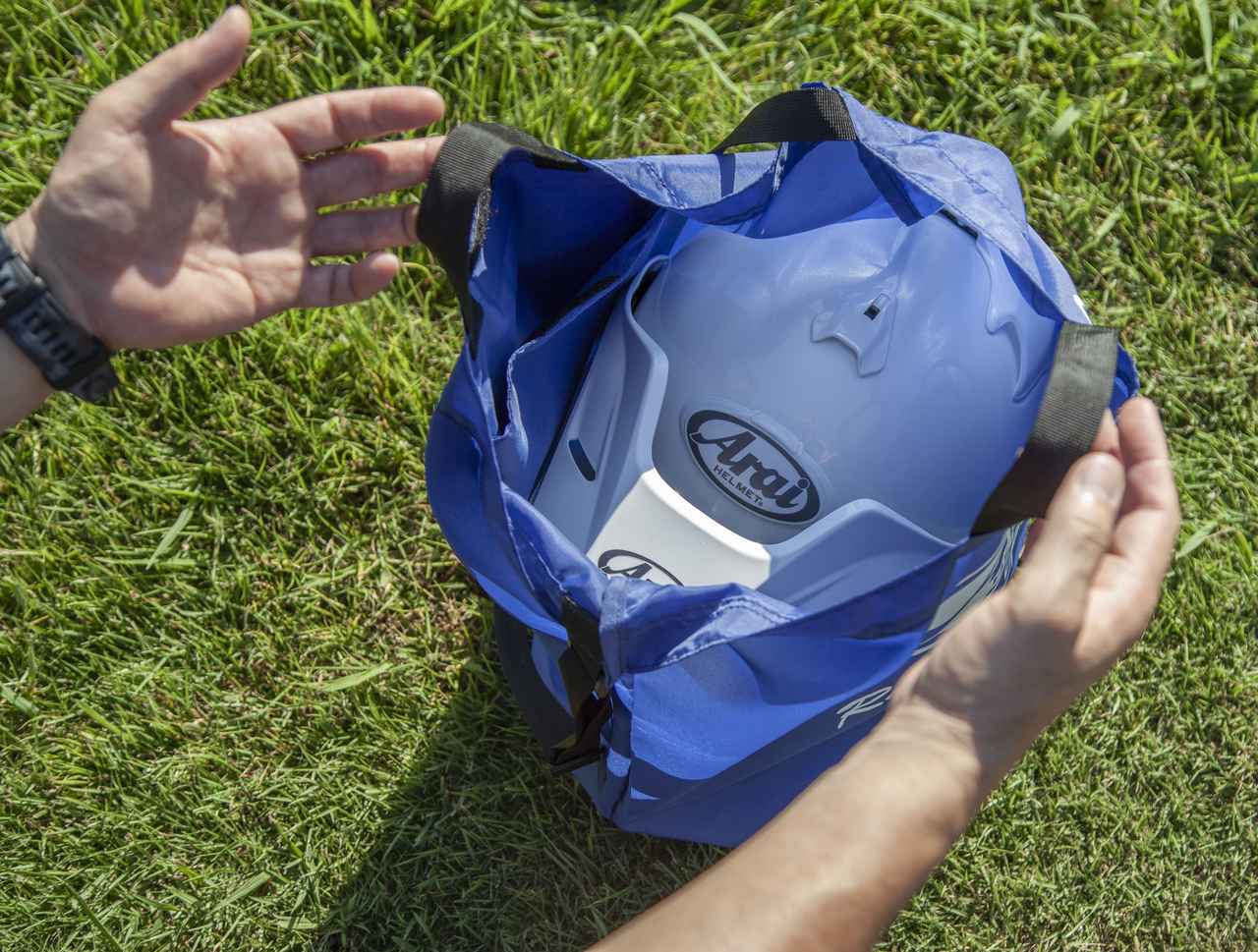 画像2: 「頭もヘルメットも護りたい」アライヘルメットの想いが詰まった便利なアイテム