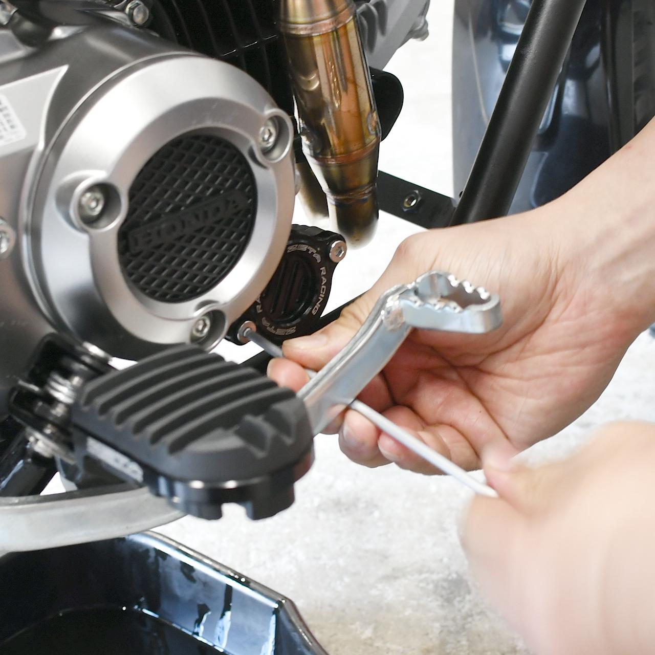 画像2: CT125・ハンターカブ（JA65）のオイル交換＆オイルフィルター交換。せっかくなのでオイルフィルターカバーもカスタムしちゃうぞ。〈若林浩志のスーパー・カブカブ・ダイアリーズ Vol.343〉
