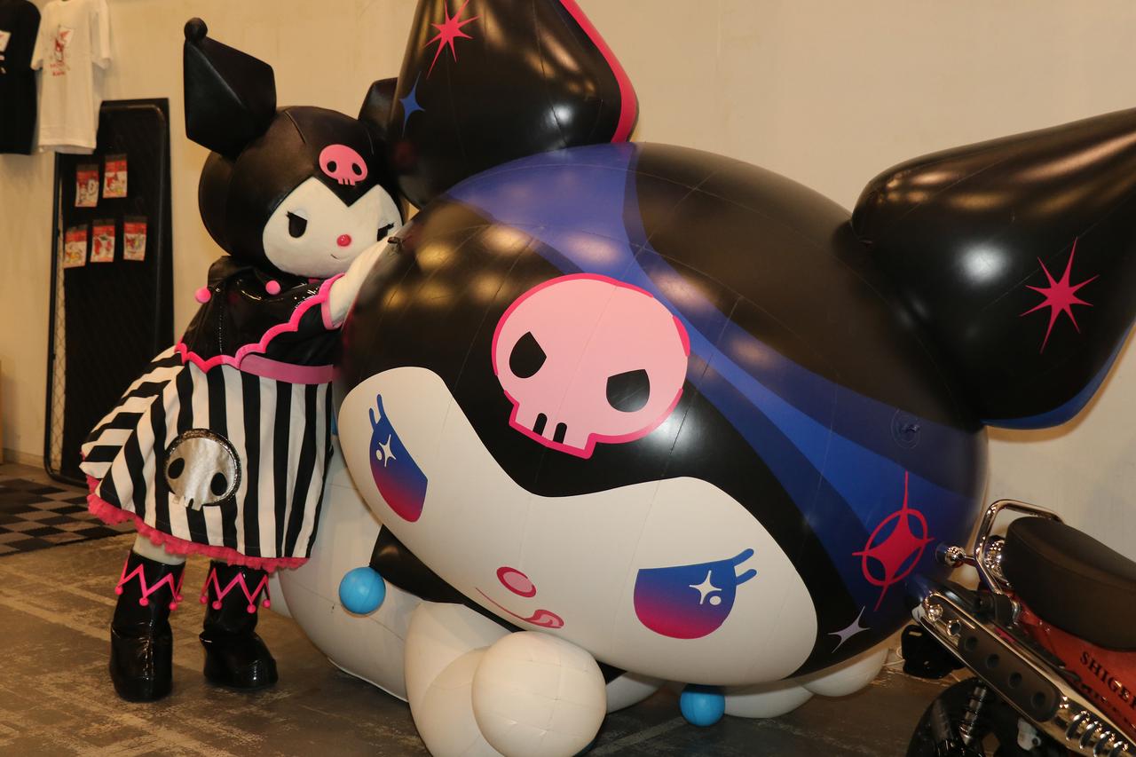 画像4: “黒フェス”にホンダ×クロミのコラボブースが登場！ 松崎しげる仕様のダックス125と“激カワ”すぎるCT125・ハンターカブをお披露目