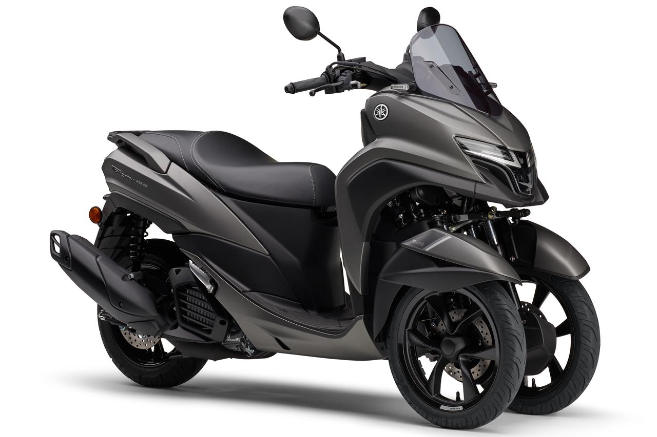 画像: YAMAHA TRICITY155 ABS 2026年モデル 総排気量:155cc エンジン形式:水冷4ストSOHC4バルブ単気筒 シート高:770mm 車両重量:173kg 発売日:2025年9月25日(木) 税込価格:61万6000円