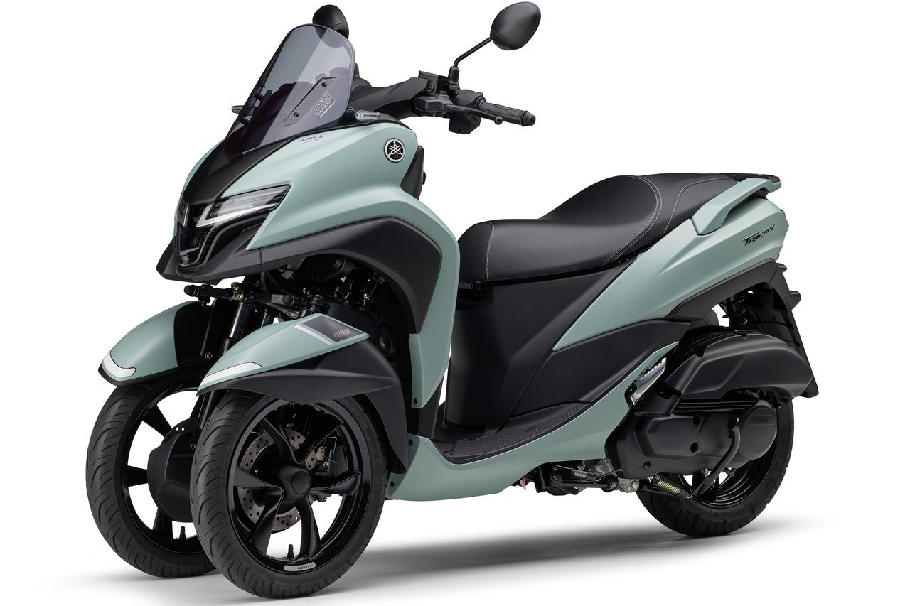 画像: YAMAHA TRICITY125 ABS 2026年モデル 総排気量:124cc エンジン形式:水冷4ストSOHC4バルブ単気筒 シート高:770mm 車両重量:173kg 発売日:2025年9月25日(木) 税込価格:57万2000円