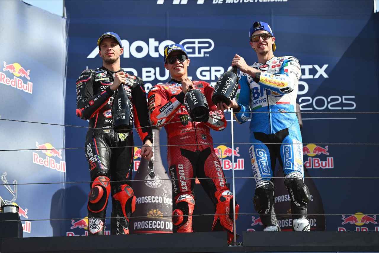 画像: 2025 MotoGP 第16戦サンマリノGP 決勝結果