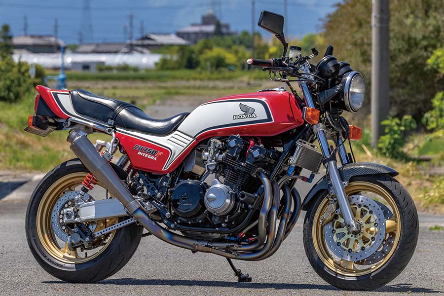 画像: ▲既に10年前に17インチ化し長く 乗り続けてきた上で新しい試みも行うCB750F INTEGRA。各部の詳細は こちら のザ・グッドルッキンバイクページをチェック！