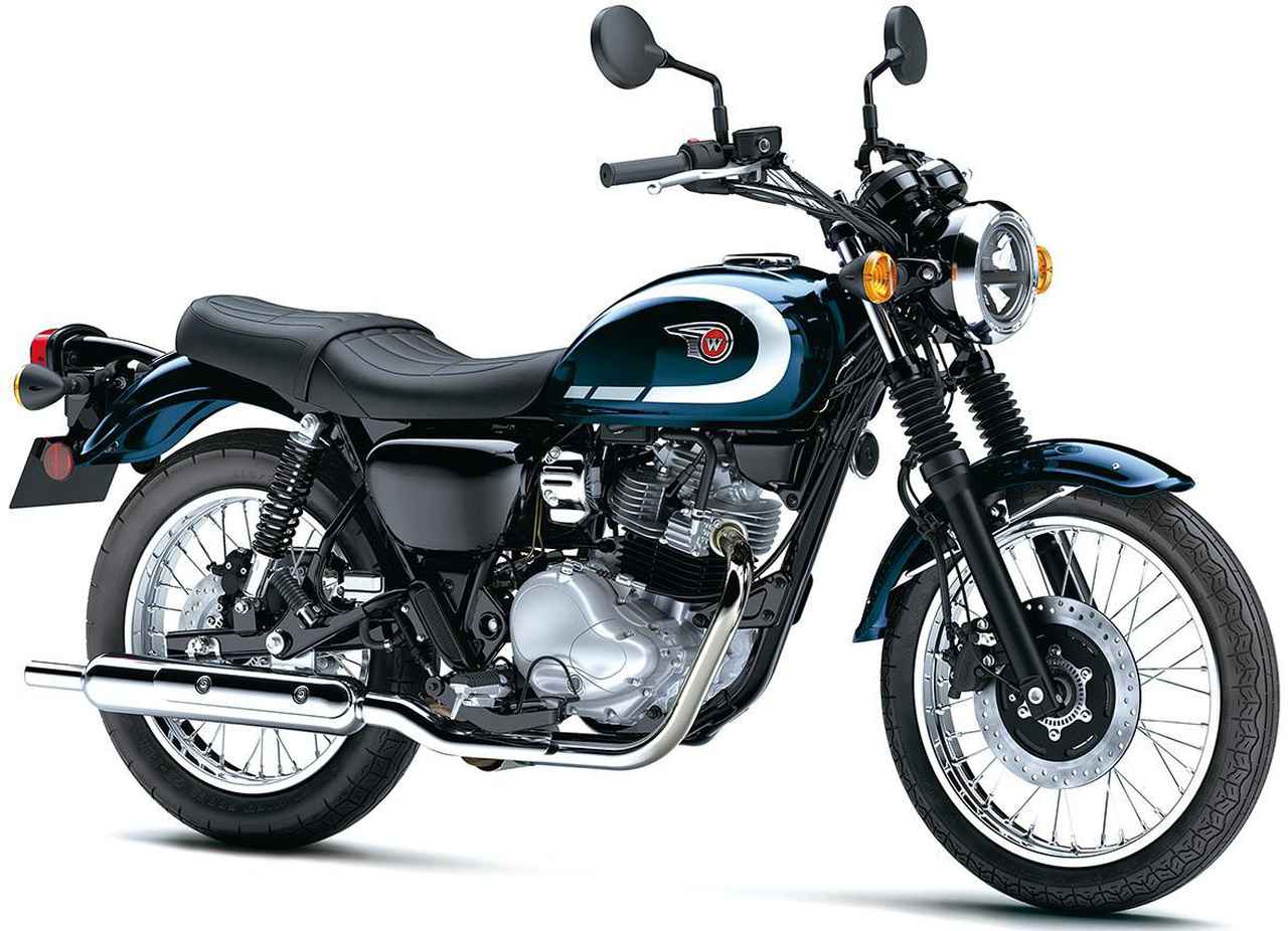 画像2: Kawasaki W230 2025年モデル 総排気量：232cc エンジン形式：空冷4ストロークSOHC2バルブ単気筒 シート高：745mm 車両重量：143kg 発売日：2024年11月20日（水） 税込価格：64万3500円