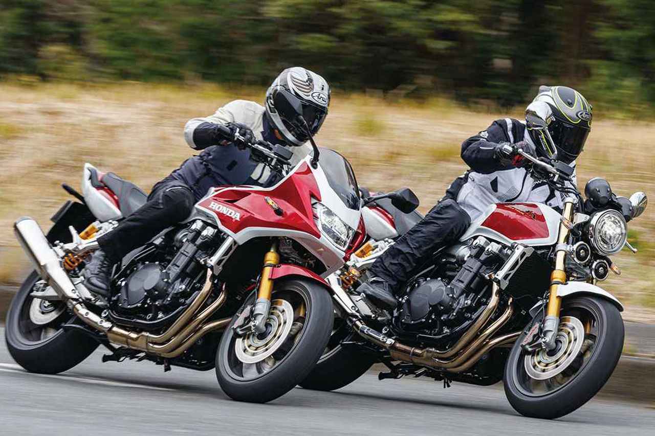 画像: Honda CB1300 SUPER BOL D’OR SP Final Edition（左） 総排気量：1284cc エンジン形式：水冷4ストDOHC4バルブ並列4気筒 シート高：780mm/790mm（SP） 車両重量：272kg 発売日：2025年2月28日 税込価格：183万7000円/221万1000円（SP）  CB1300 SUPER FOUR SP Final Edition（右） 総排気量：1284cc エンジン形式：水冷4ストDOHC4バルブ並列4気筒 シート高：780mm/790mm（SP） 車両重量：226kg 発売日：2025年2月28日 税込価格：183万7000円/221万1000円（SP）