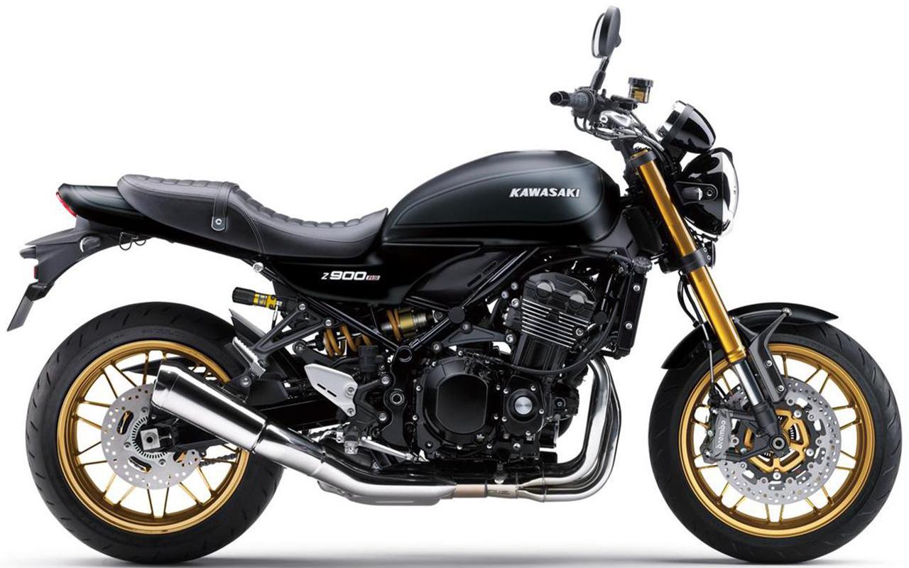 画像: メタリックフラットスパークブラック×メタリックマットカーボングレー（Z900RS SE）