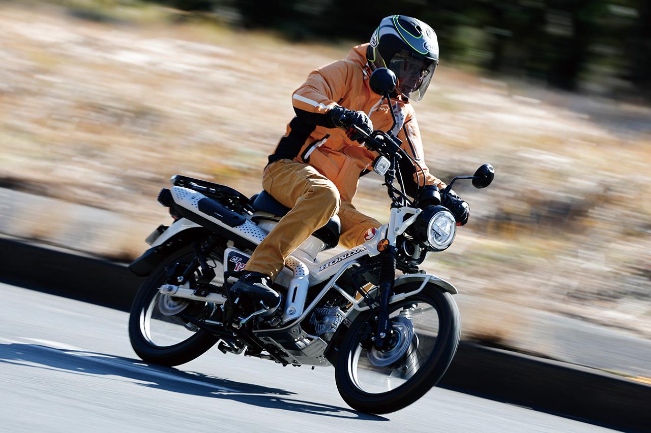 画像: Honda CT125 HUNTER CUB 総排気量：123cc エンジン形式：空冷4ストSOHC2バルブ単気筒 シート高：800mm 車両重量：118kg 税込価格：47万3000円