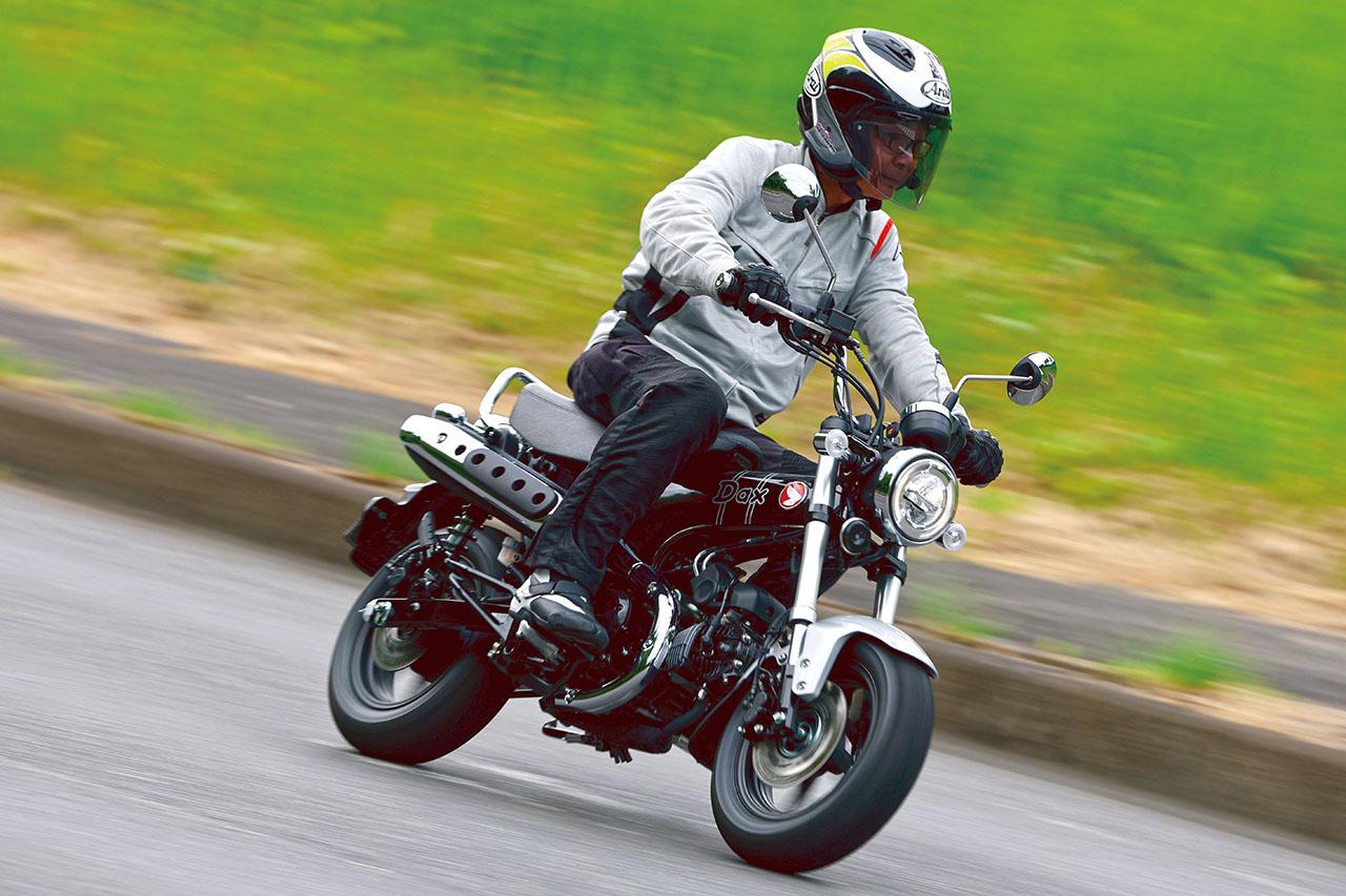 画像: Honda Dax125 総排気量：123cc エンジン形式：空冷4ストSOHC2バルブ単気筒 シート高：775mm 車両重量：107kg 税込価格：45万1000円