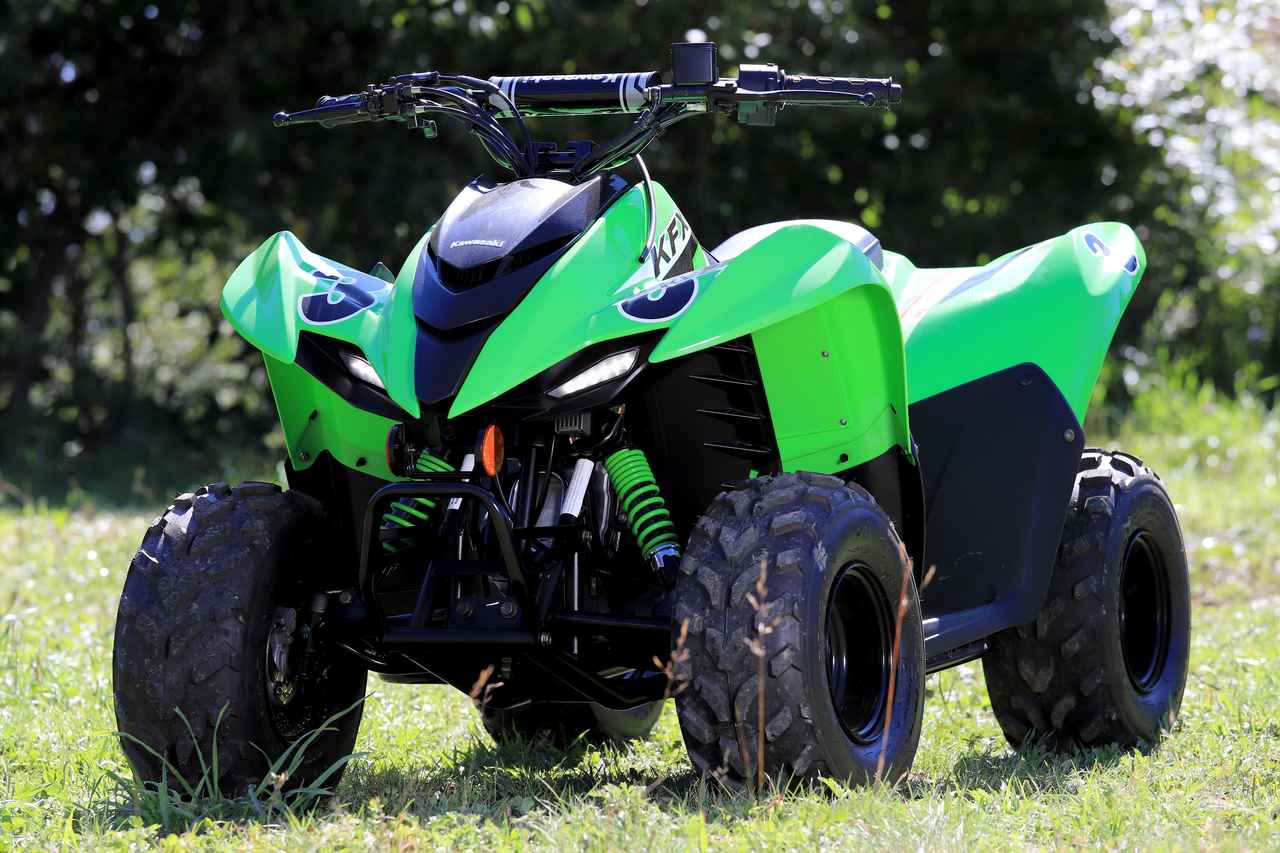 画像: Kawasaki KFX50 排気量：50cc ※クローズドコース専用モデル