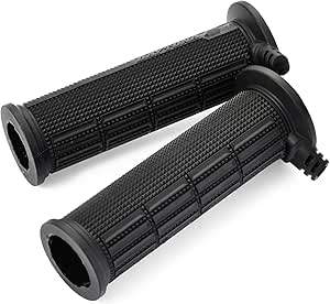 画像: Amazon | デイトナ(Daytona) グリップヒーター バイク用 グリップ φ22.2 全長120mm 12V車 4段階温度調整 スイッチ一体型 ホットグリップ ヘビーデューティー ビルトイン4Sn 45851 | ホットグリップ・グリップヒーター | 車＆バイク