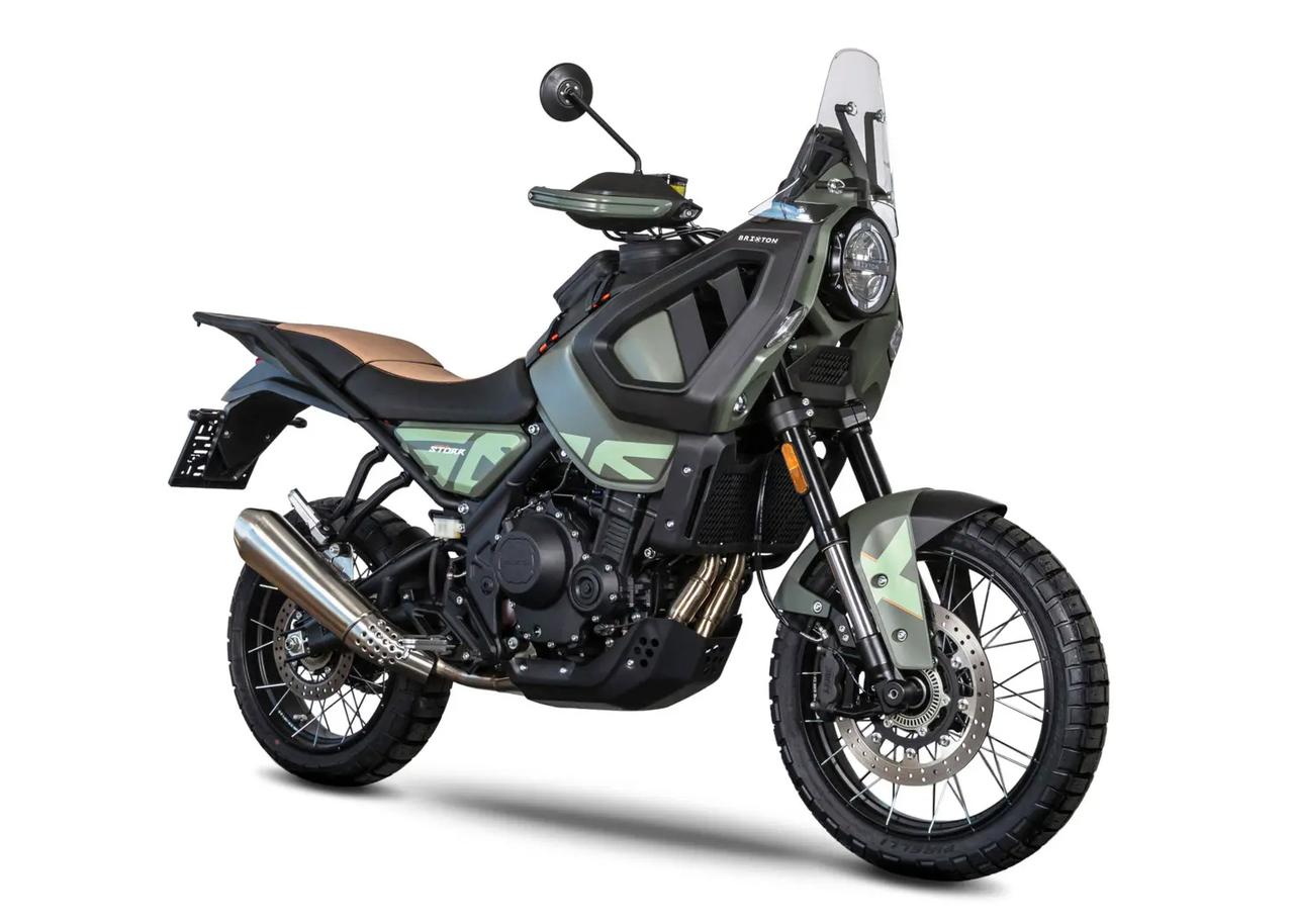 画像: BRIXTON CROSSFIRE STORR 2025年モデル 総排気量：486cc エンジン形式：水冷4ストDOHC4バルブ並列2気筒 シート高：839mm 車両重量：209kg 発売日：2025年9月 税込価格：116万円