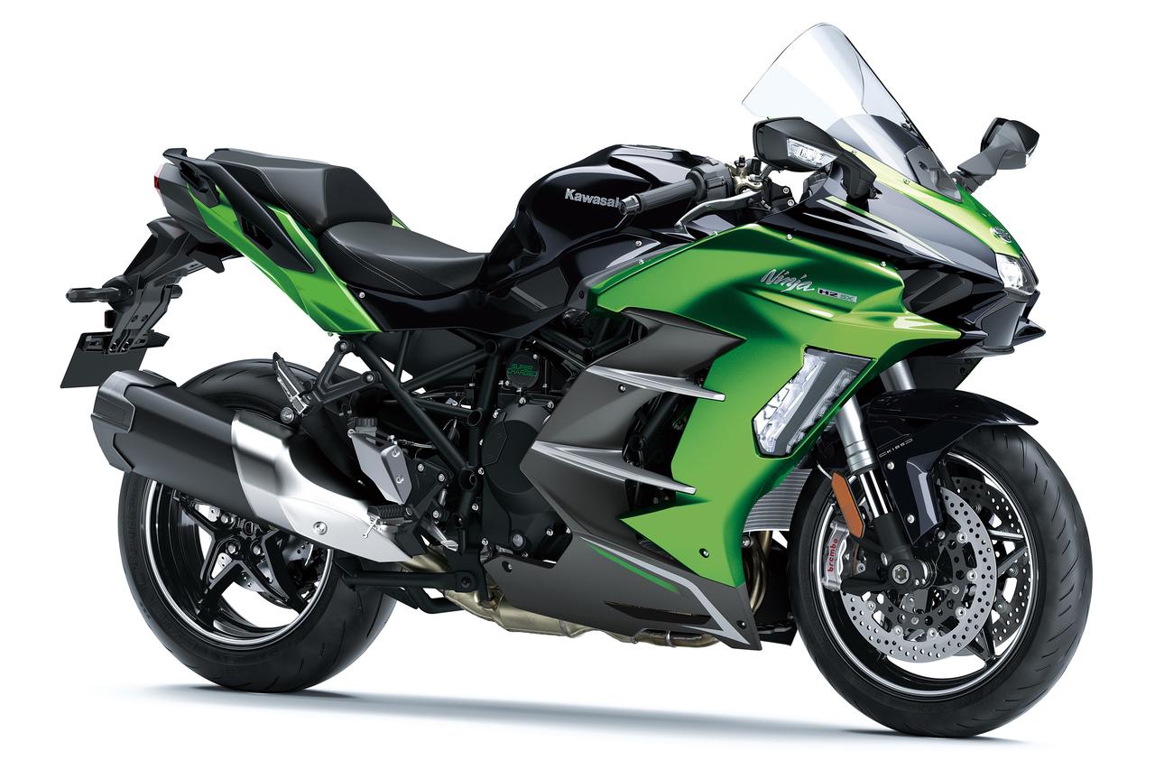 画像2: カワサキ「Ninja H2 SX SE」2026年モデル発表｜スマホ連携機能を強化！ カラーとグラフィックも一新