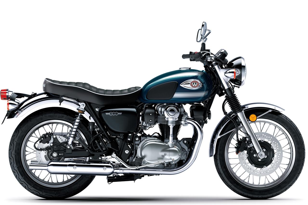 画像2: 美しきレトロモダン！ カワサキ「W800」2026年モデルのカラー＆グラフィックが変更され11月1日に発売予定