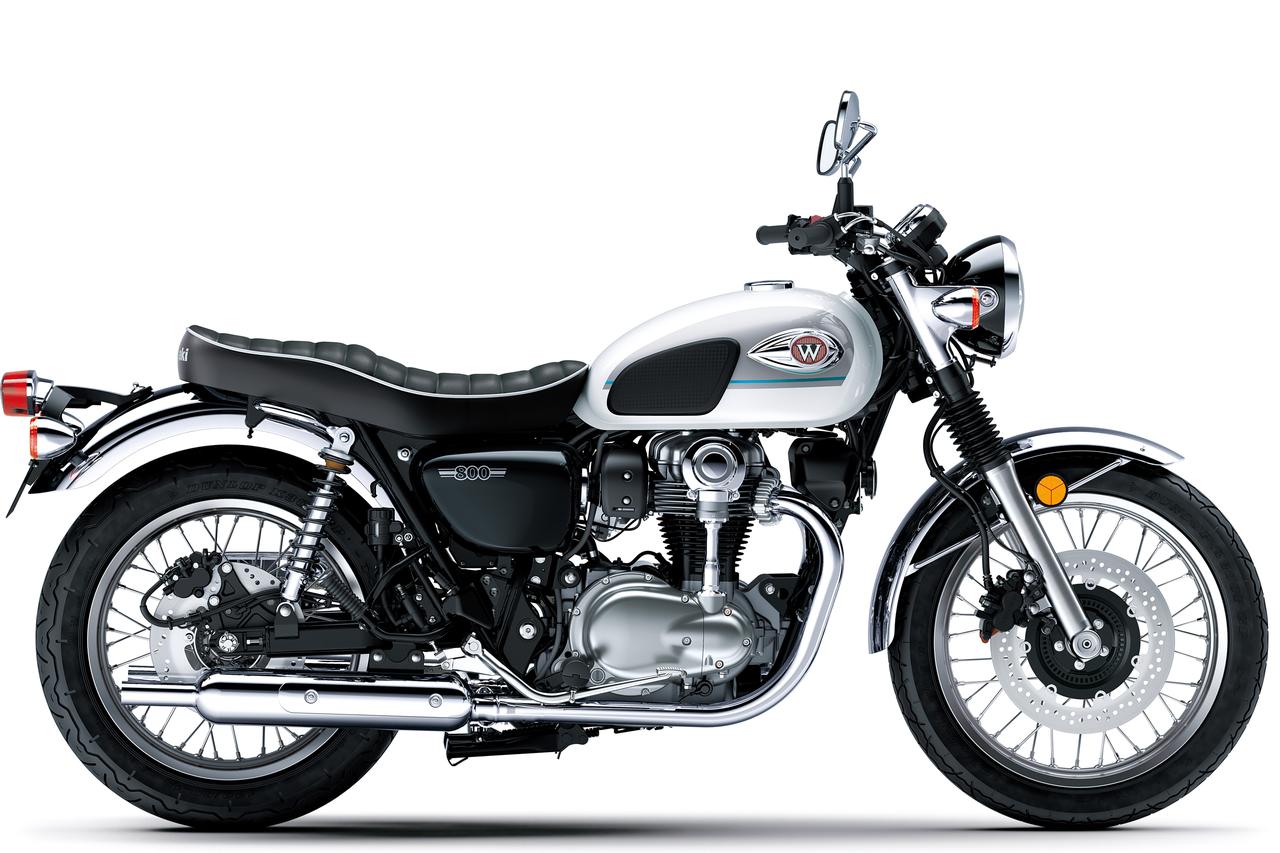 画像1: 美しきレトロモダン！ カワサキ「W800」2026年モデルのカラー＆グラフィックが変更され11月1日に発売予定