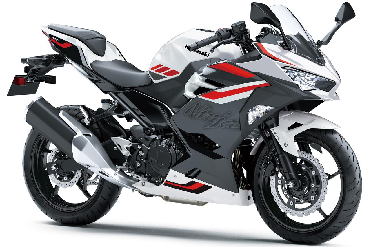 画像: Kawasaki Ninja 400 2026年モデル 総排気量：398cc エンジン形式：水冷4ストDOHC4バルブ並列2気筒 シート高：785mm 車両重量：167kg 発売日：2025年11月1日（土） 税込価格：81万4000円