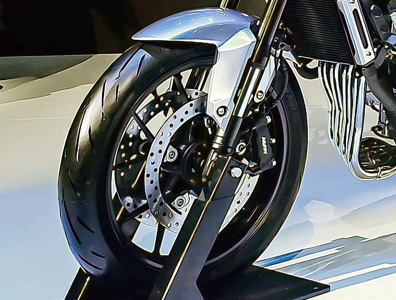 画像 : 5番目の画像 - 【写真5枚】ホンダ「CB500 SUPER FOUR」 - webオートバイ