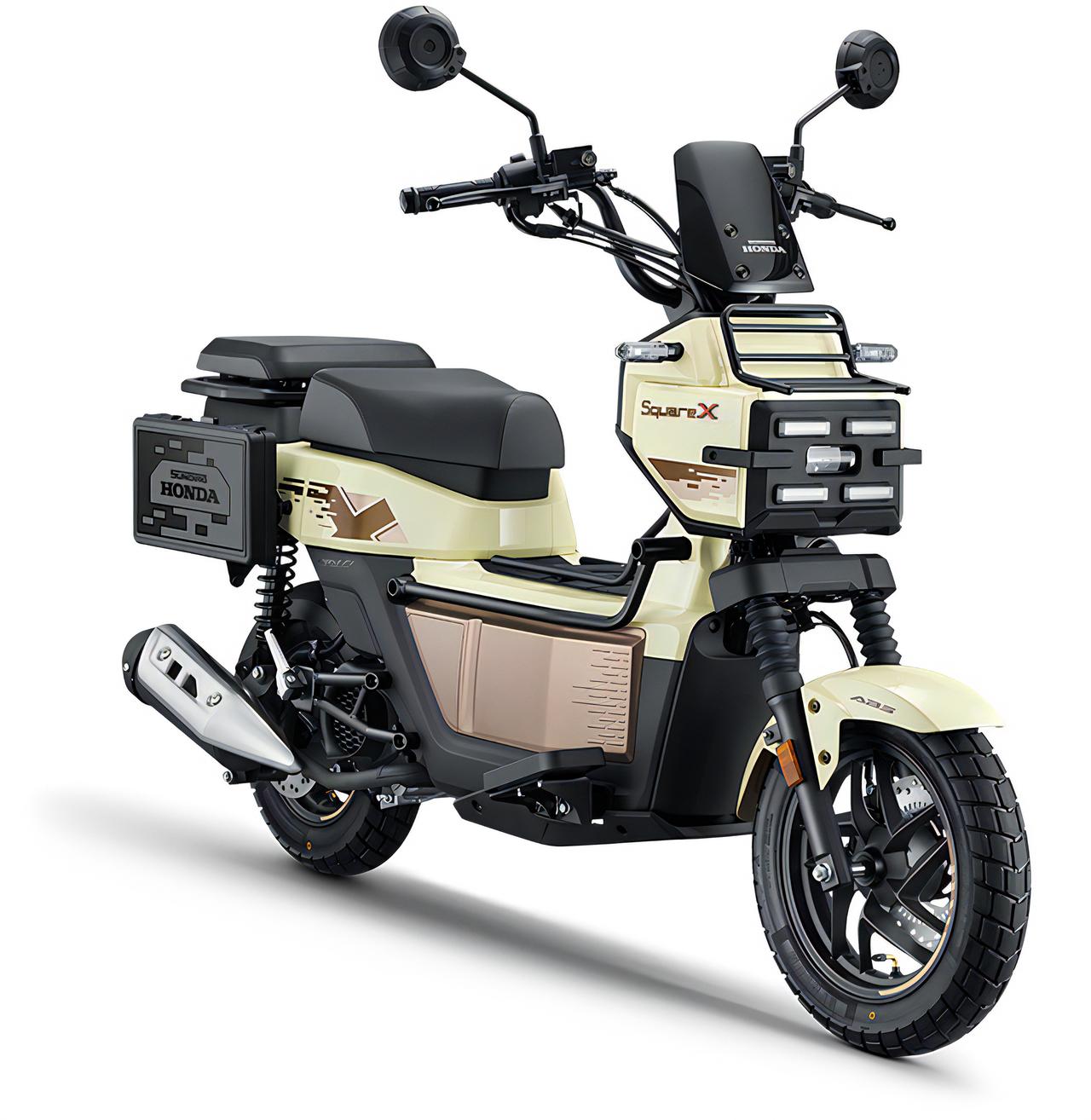 画像12: 【大注目モデル新登場！】日本でもぜひ売って!! “カクカクズーマー”ホンダ「Square X 125」【世界でがんばる!! 日本メーカーの珍車大図鑑 Vol.15】