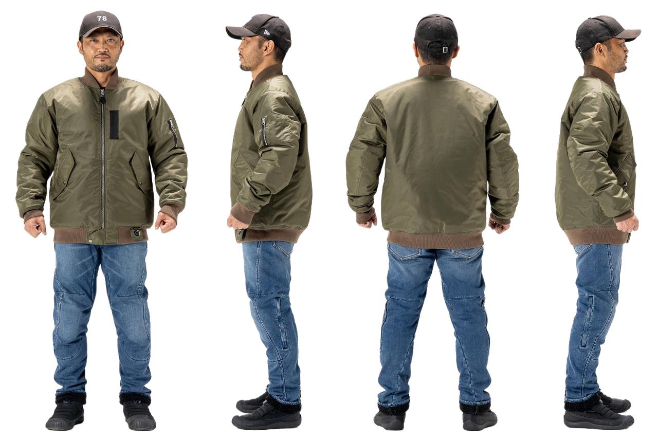 画像: ▲Lサイズ着用例｜172cm／66kg／胸囲91cm／ヘソ周り80cm／インナー Tシャツ1枚