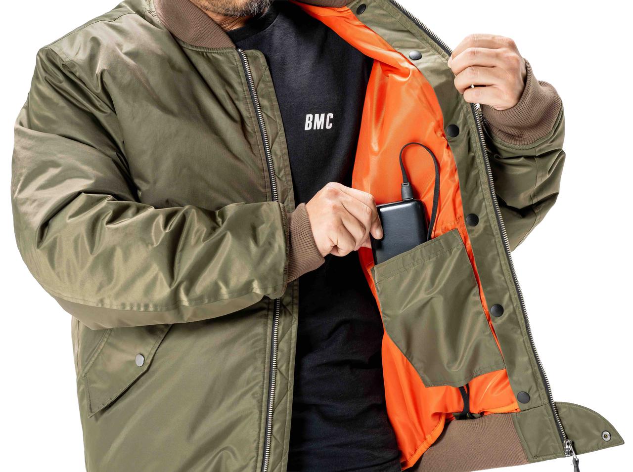 画像2: ライダー専用設計！ でも街着にもなる革新的な電熱ジャケット