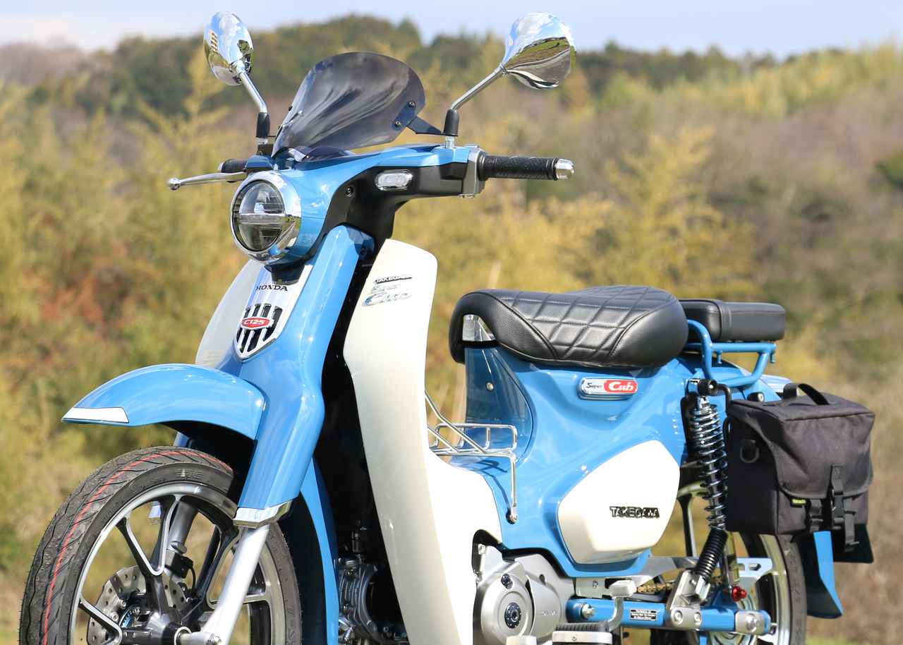 画像 : 1番目の画像 - 【写真10枚】スペシャルパーツ武川「スーパーカブC125」（ホンダ スーパーカブC125） - webオートバイ