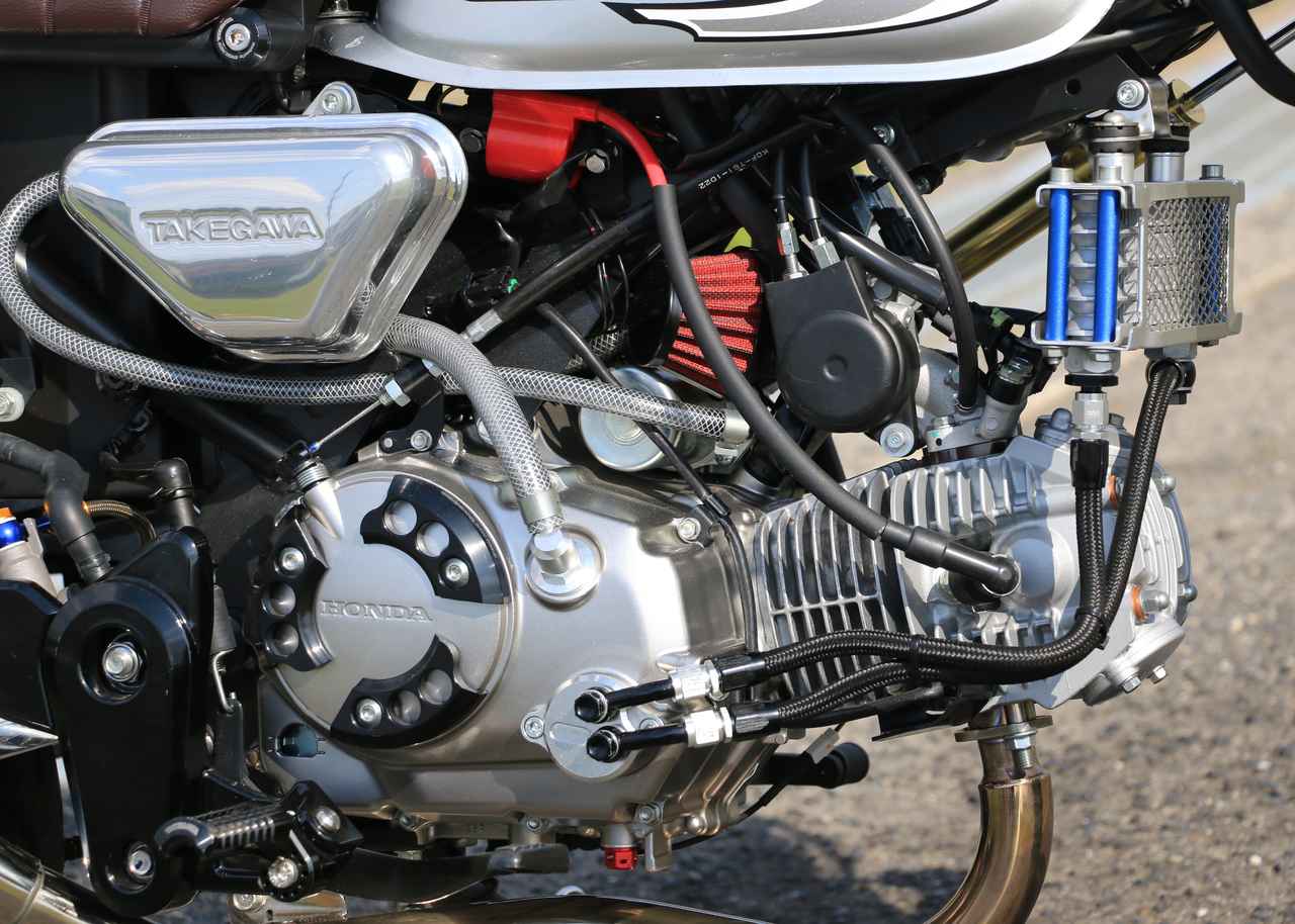 画像3: 誰かと同じじゃイヤだ!ホンダ「モンキー125」カスタムサンプル|SP武川製パーツで自分だけのドレスアップを楽しもう!!