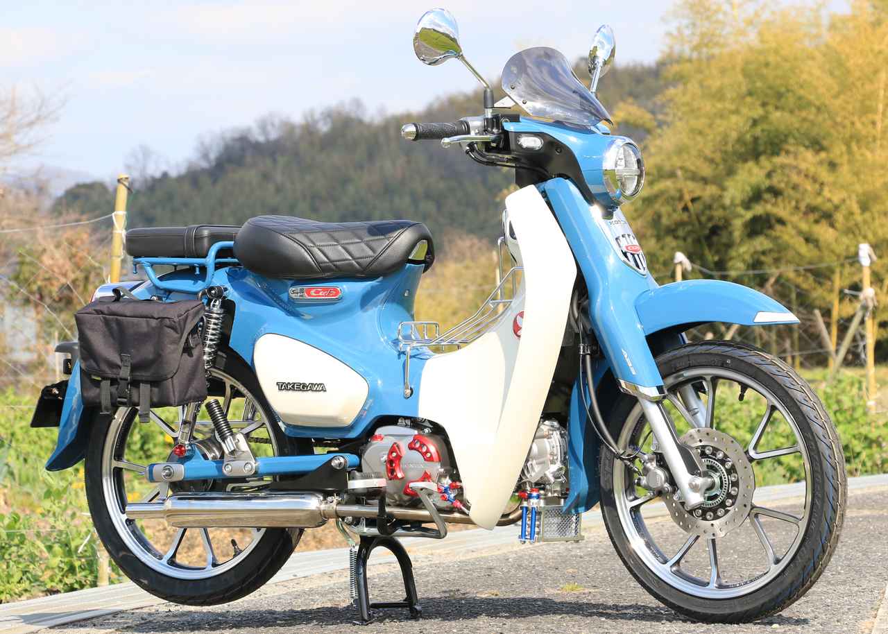 画像 : 2番目の画像 - 【写真10枚】スペシャルパーツ武川「スーパーカブC125」（ホンダ スーパーカブC125） - webオートバイ